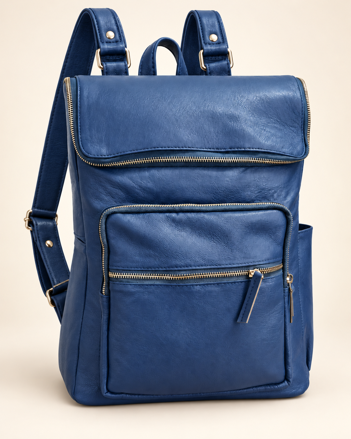 Urban U-Zip Leather Laptop Backpack 16" | EL VEENU
