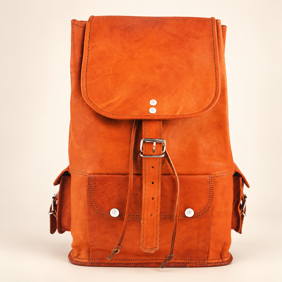 Prime Latch Pack 16" | Full-Grain Leather Backpack | EL VEENU
