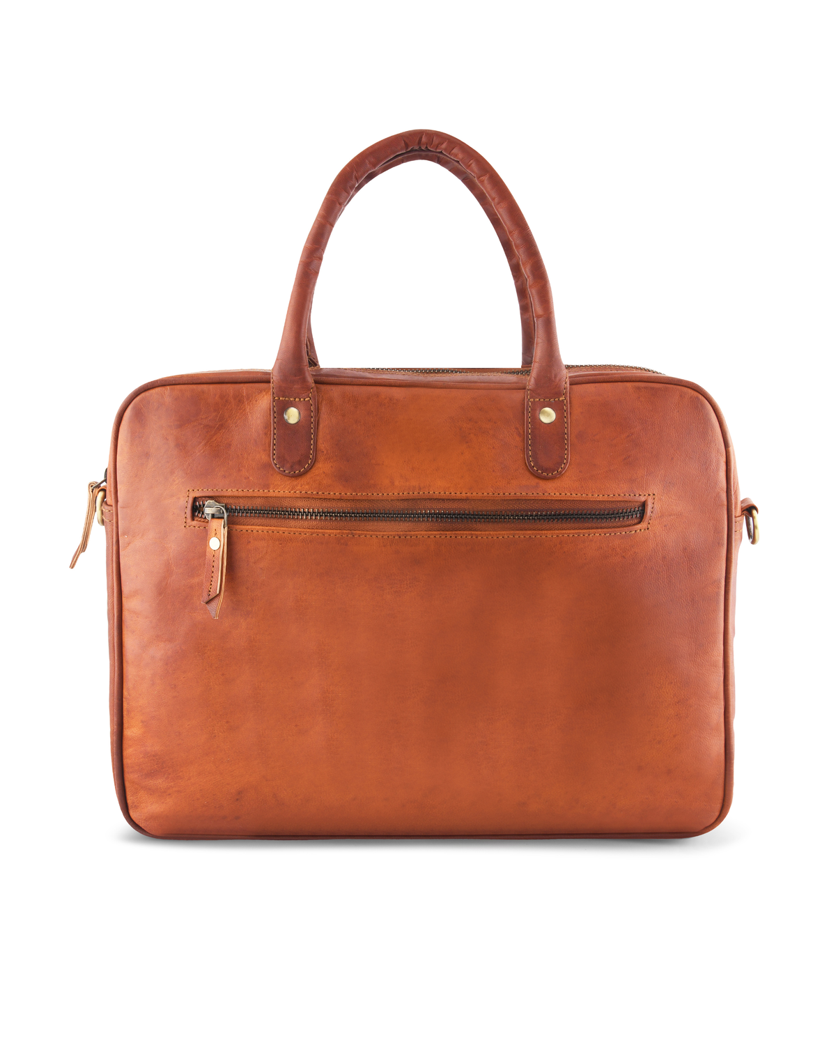 Natural Leather Laptop Briefcase