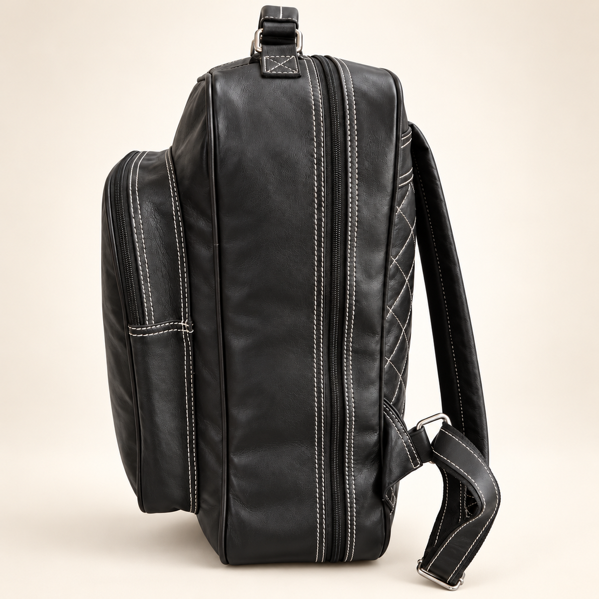 Milled Full-Zip Utility Backpack | Leather Backpack | EL VEENU