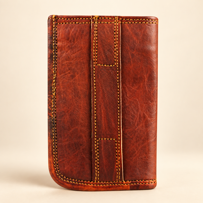 Leather Passport Holder & Travel Organizer with Strap | EL VEENU