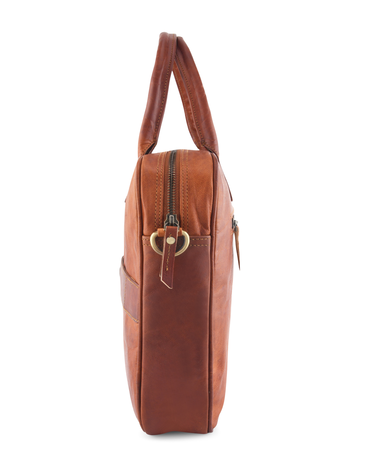 Natural Leather Laptop Briefcase