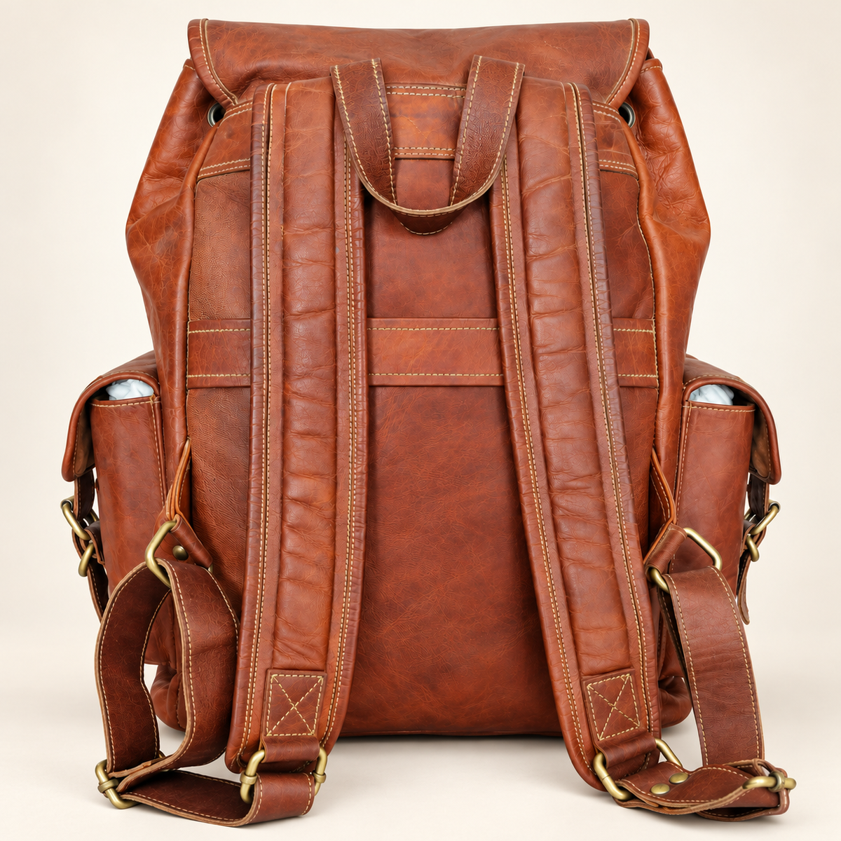 Executive 3-Pocket Laptop Pack 16" | Leather Backpack | EL VEENU