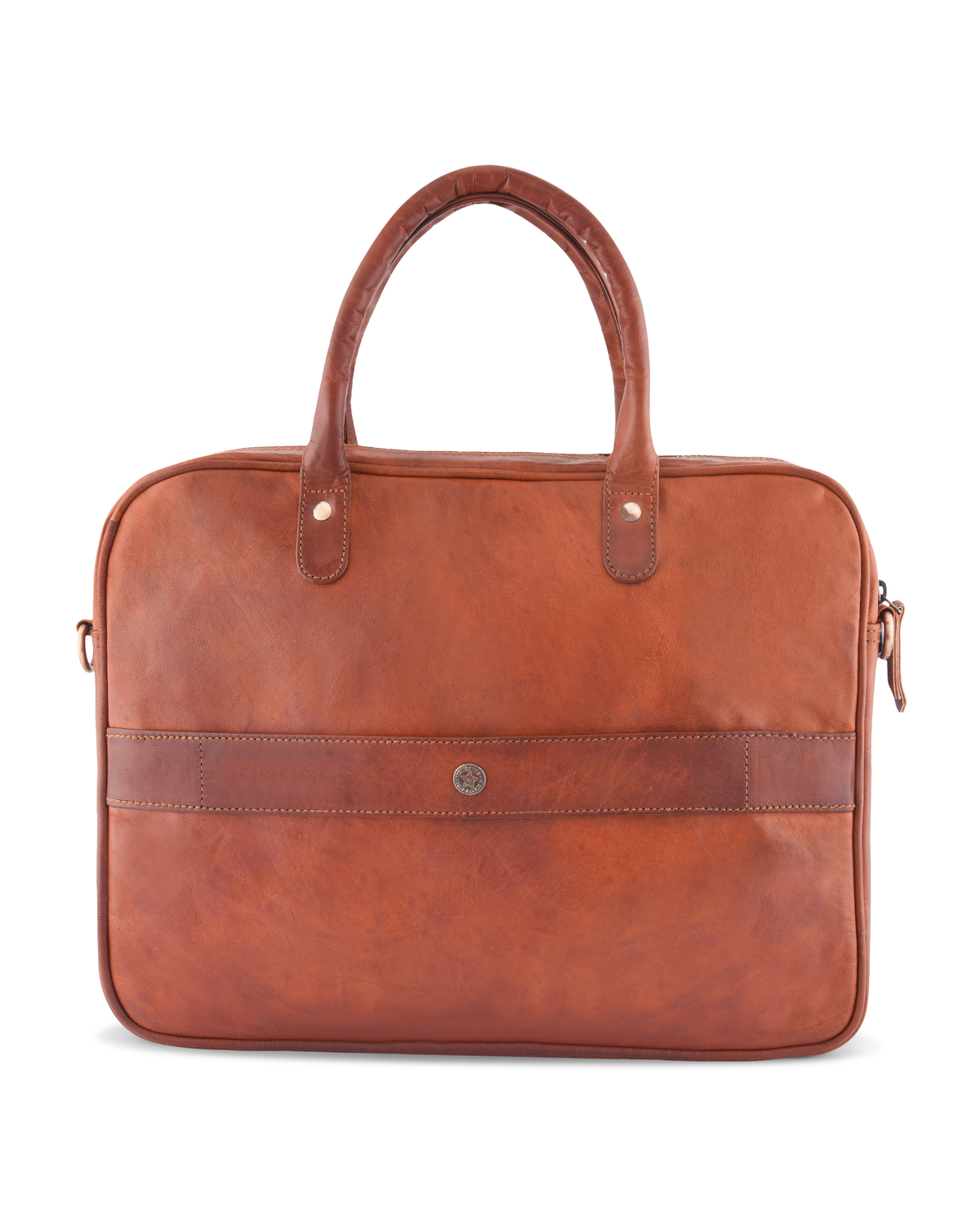 Natural Leather Laptop Briefcase