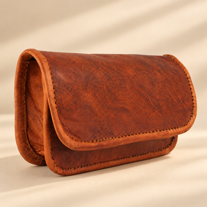 Handcrafted Leather Tobacco Pouch |EL VEENU