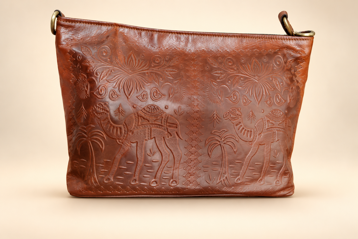 Nova Flat Bag 13" | Leather Shoulder & Crossbody Bag | EL VEENU