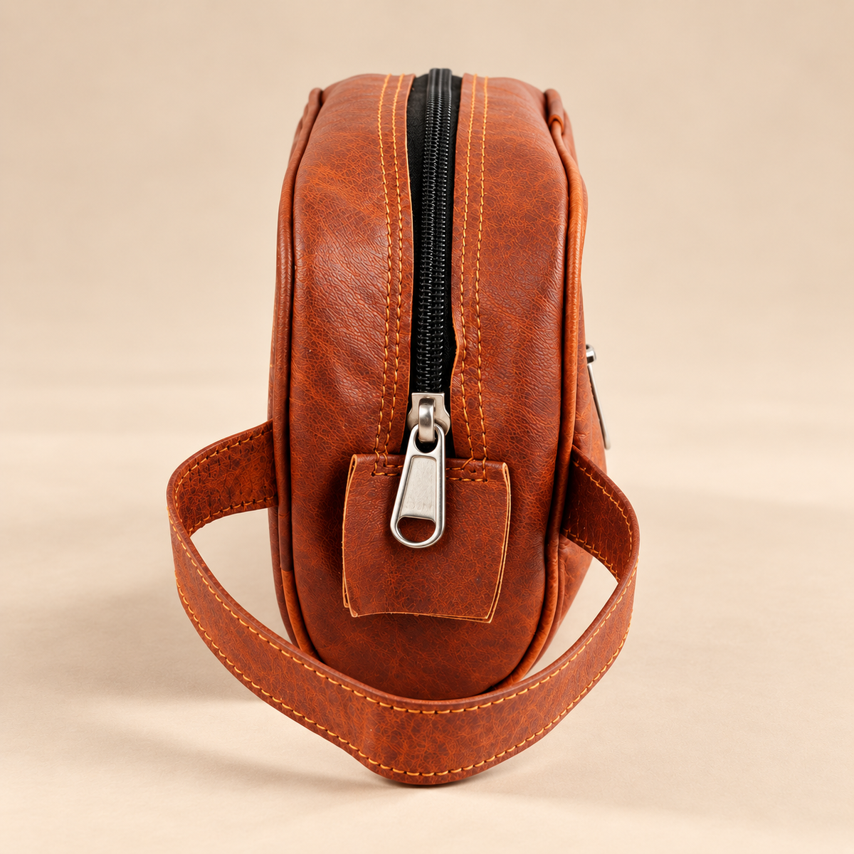 Premium Compact Travel Grooming Case | Leather Shaving Kit | EL VEENU