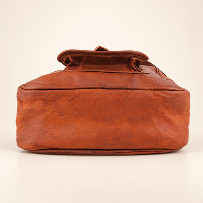 Flight Bag | Full-Grain Leather Satchel | EL VEENU