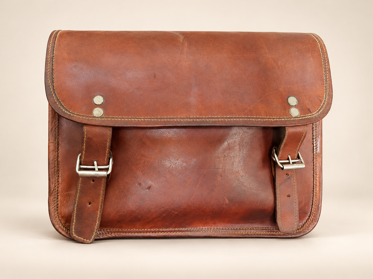 Cassette 11 | Full-Grain Leather Crossbody Bag | EL VEENU