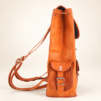 Prime Latch Pack 16" | Full-Grain Leather Backpack | EL VEENU