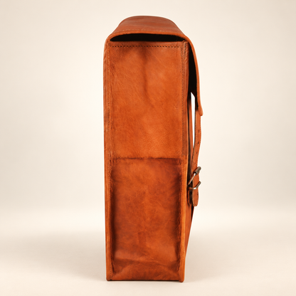 Boxed Front Pocket Pack 15" | Leather Backpack | EL VEENU