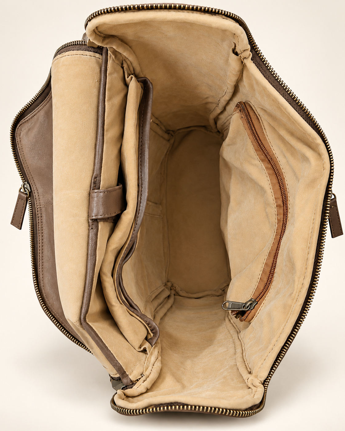Urban U-Zip Leather Laptop Backpack 16" | EL VEENU