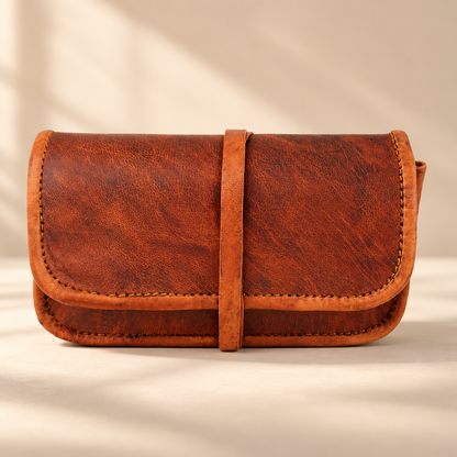 Handcrafted Leather Tobacco Pouch |EL VEENU