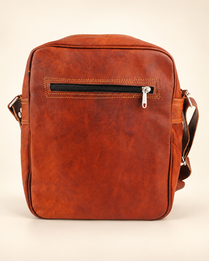 Flight Bag | Full-Grain Leather Satchel | EL VEENU