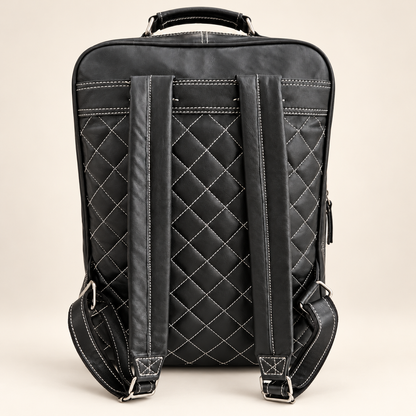Milled Full-Zip Utility Backpack | Leather Backpack | EL VEENU