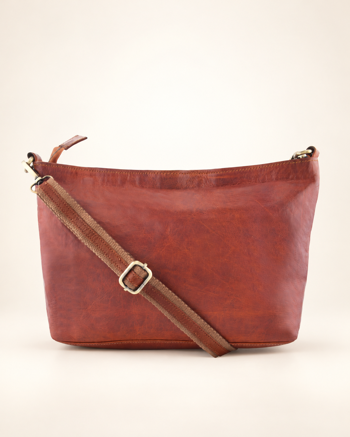 Nova Flat Bag 13" | Leather Shoulder & Crossbody Bag | EL VEENU