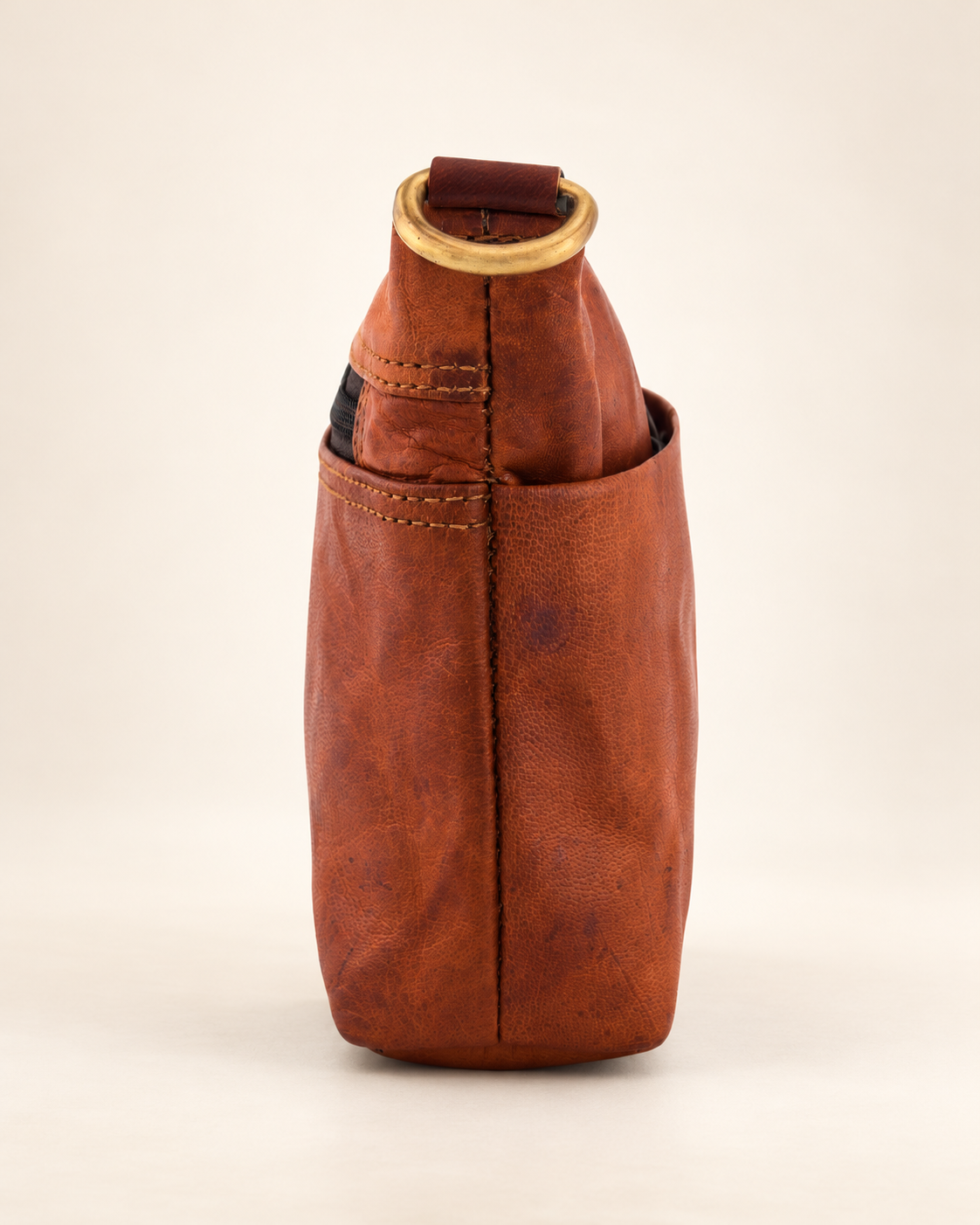 Nova Flat Bag S | Slim Leather Crossbody Bag | EL VEENU