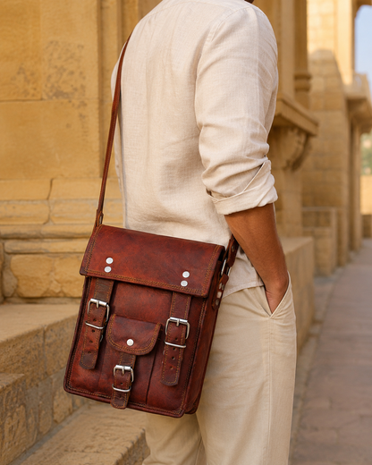 Heritage Utility Leather Sling Bag