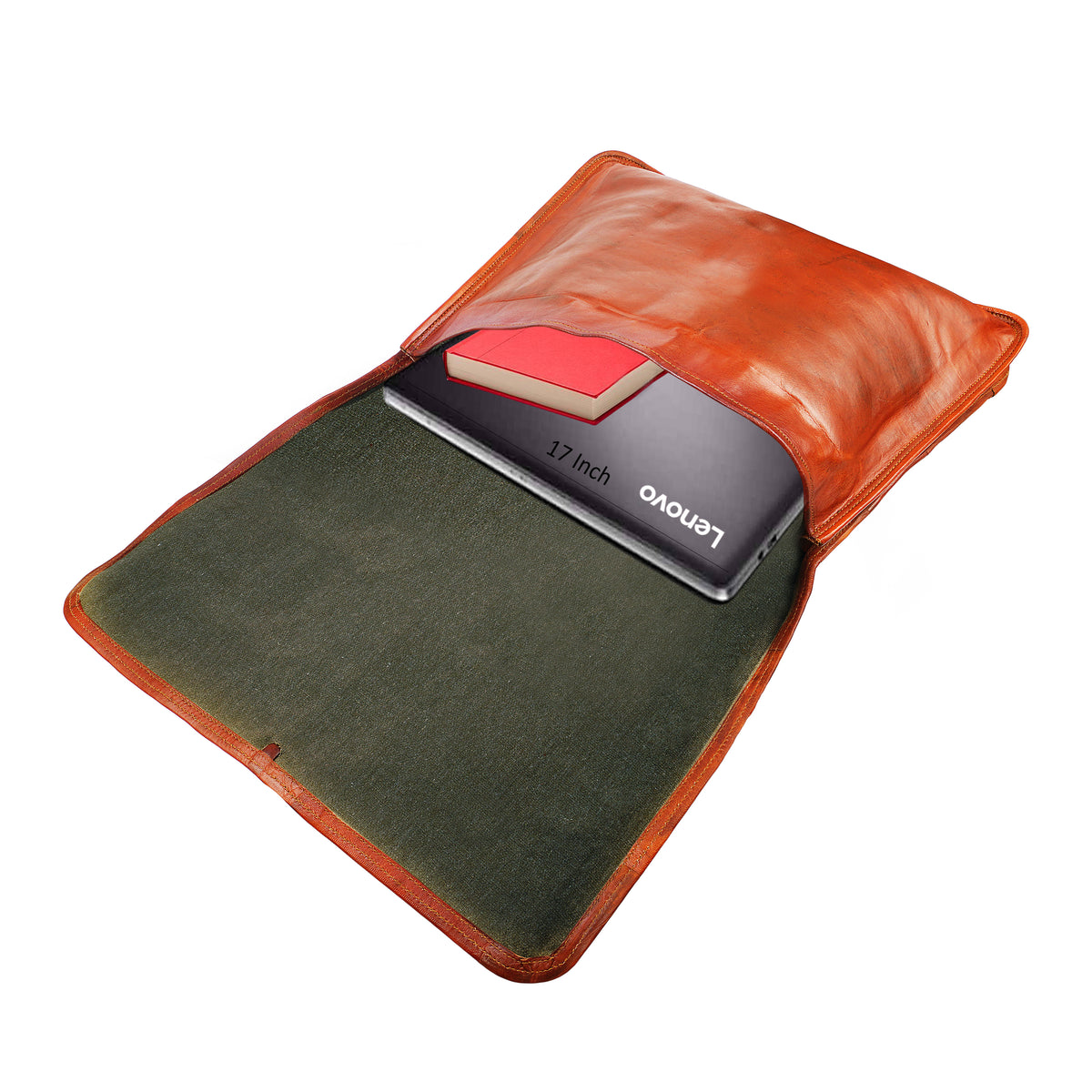 Classic Full-Grain Leather Laptop Sleeve 10–17 Inch | EL VEENU