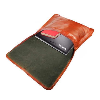 Classic Full-Grain Leather Laptop Sleeve 10–17 Inch | EL VEENU