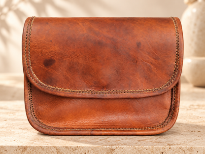 Adah Buckle 2 / Cassette Buckle 2/ | Handmade Leather Sling Bag| EL VEENU