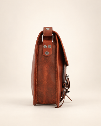 Cassette | 9-Inch Leather Sling Bag | EL VEENU
