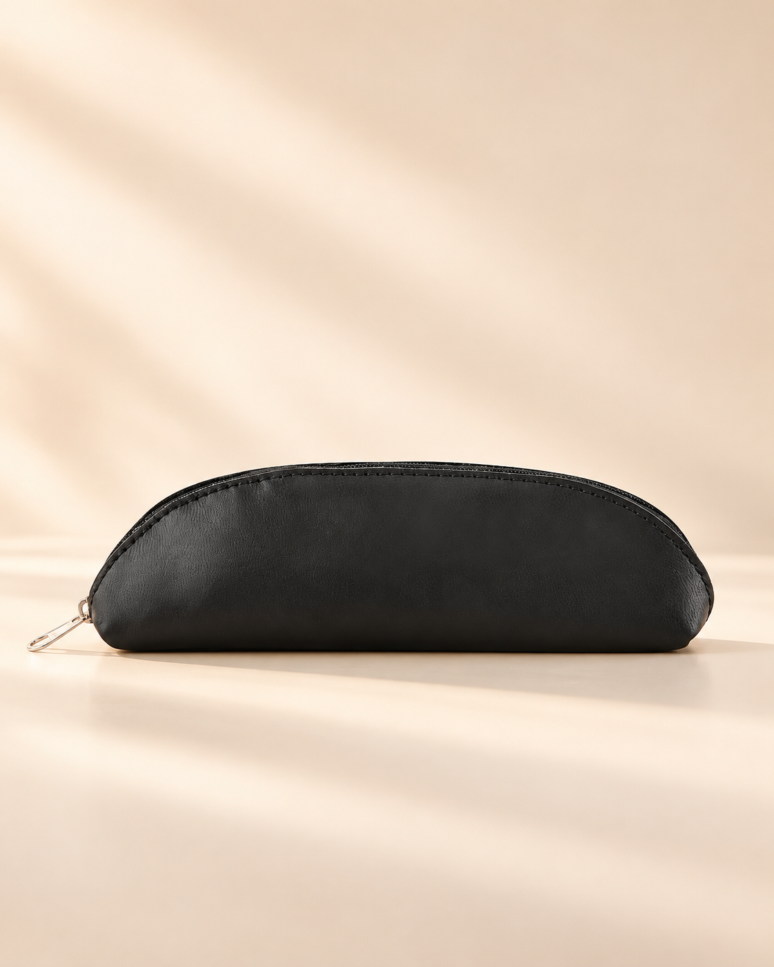 Versatile Leather Pencil & Sunglasses Case – Black & Tan | EL VEENU