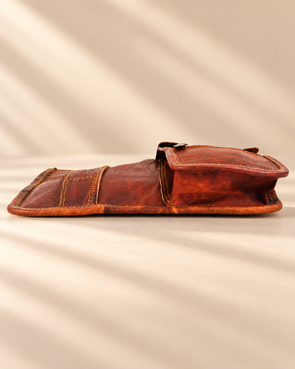 Leather Passport Holder & Travel Organizer with Strap | EL VEENU