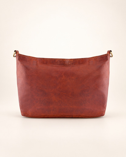 Nova Flat Bag 13" | Leather Shoulder & Crossbody Bag | EL VEENU