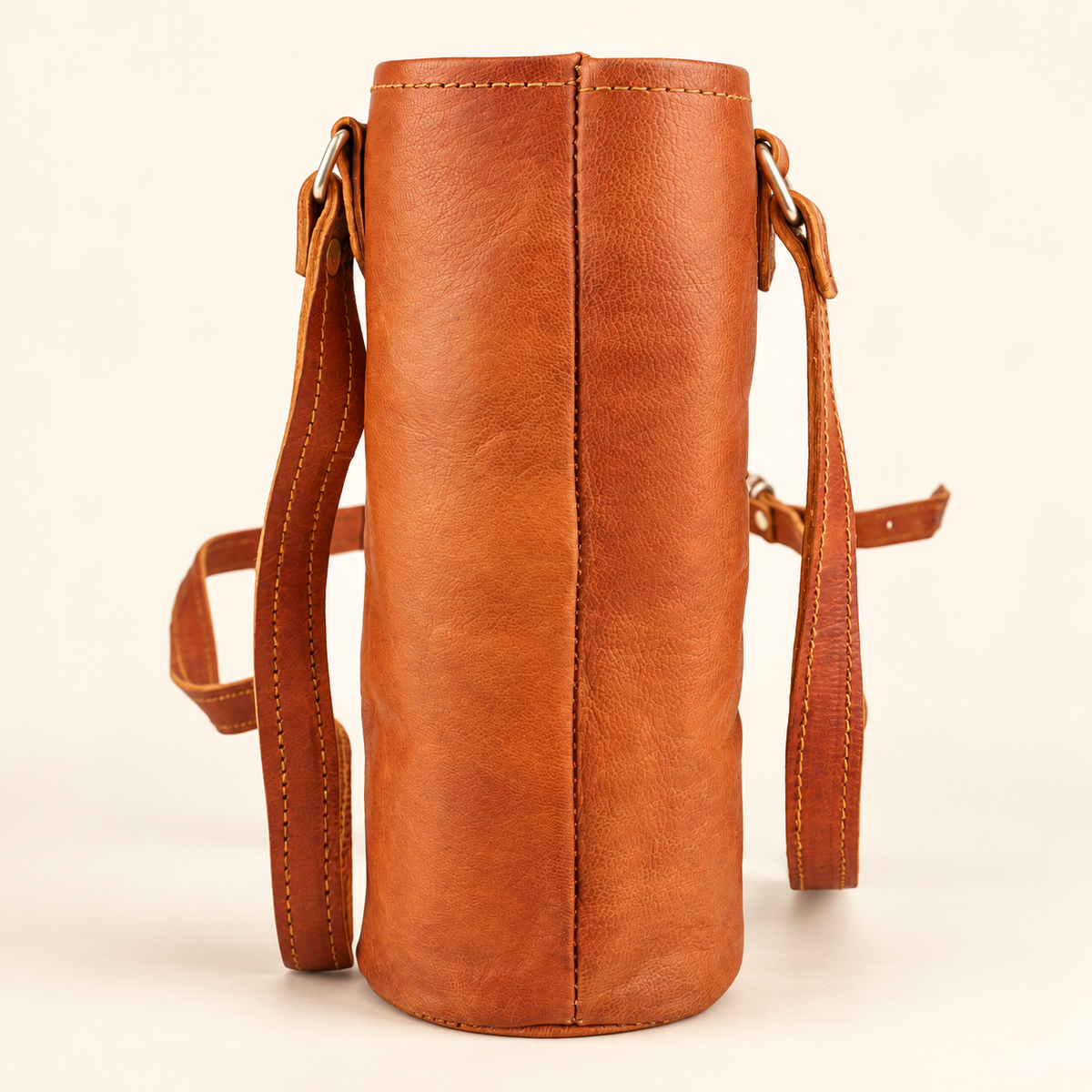 Leather Bottle Holder | Plain & Embroidered