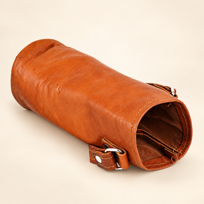 Leather Bottle Holder | Plain & Embroidered