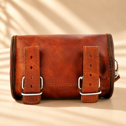 Dholki Convertible Leather Bike & Sling Bag
