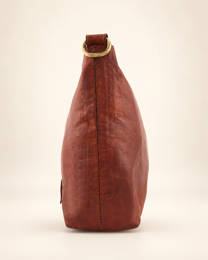 Nova Flat Bag 13" | Leather Shoulder & Crossbody Bag | EL VEENU