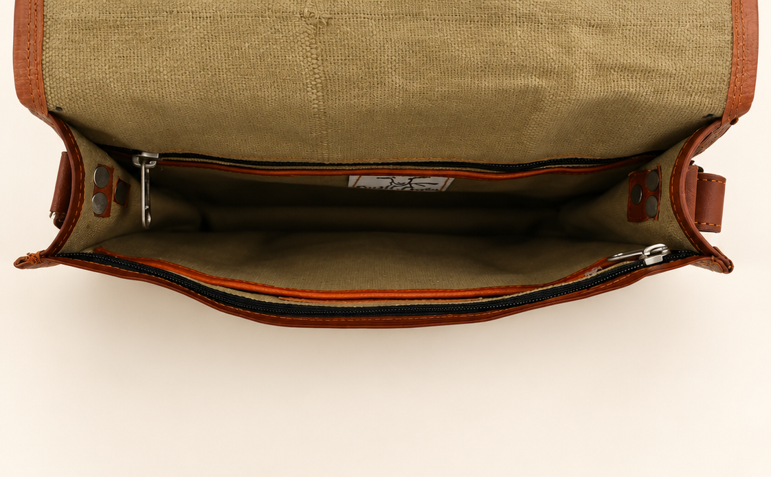 Cassette | 9-Inch Leather Sling Bag | EL VEENU