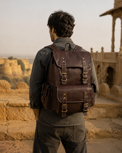 Heritage Explorer Leather Backpack